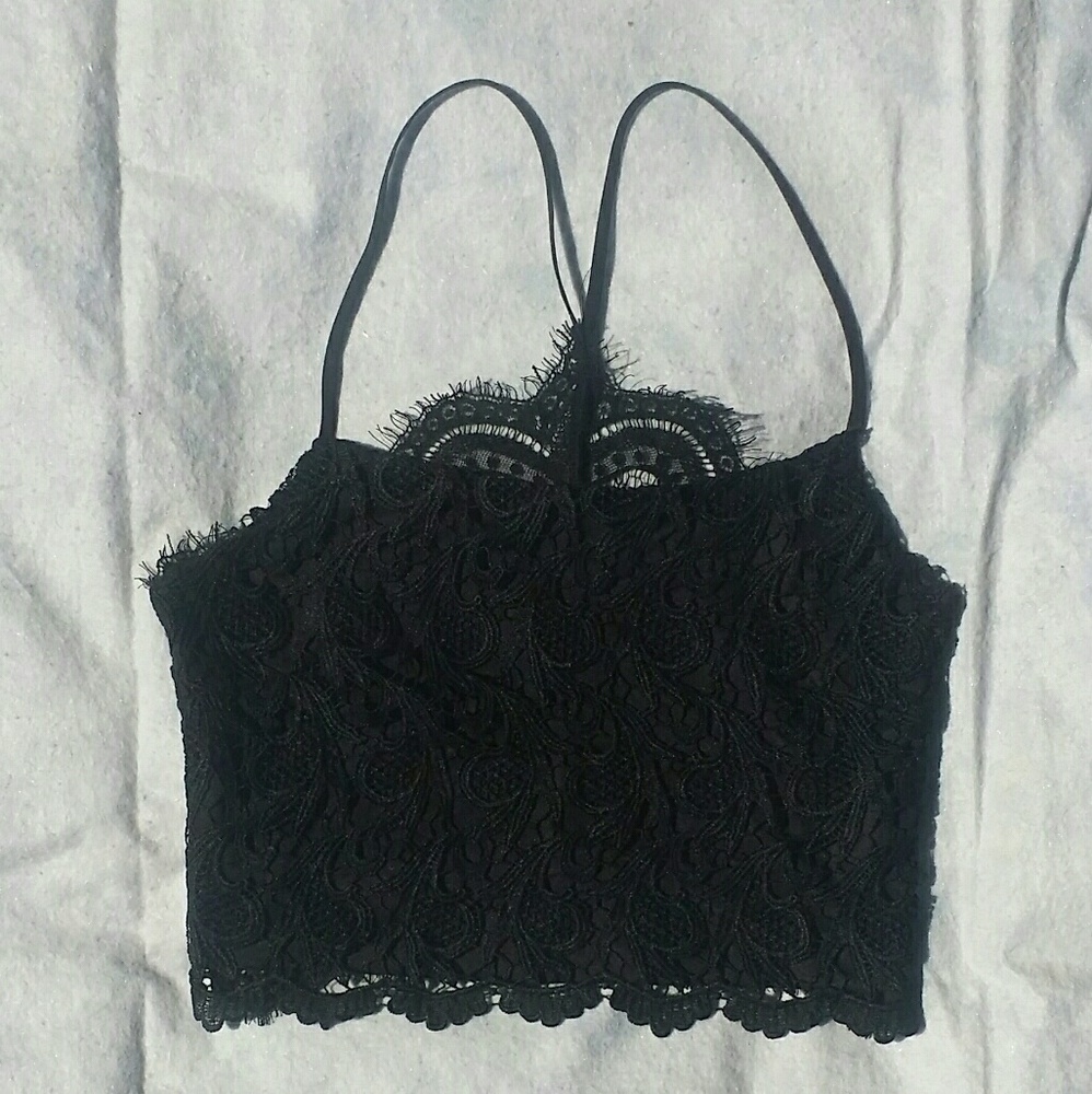 Lace mid drift  top